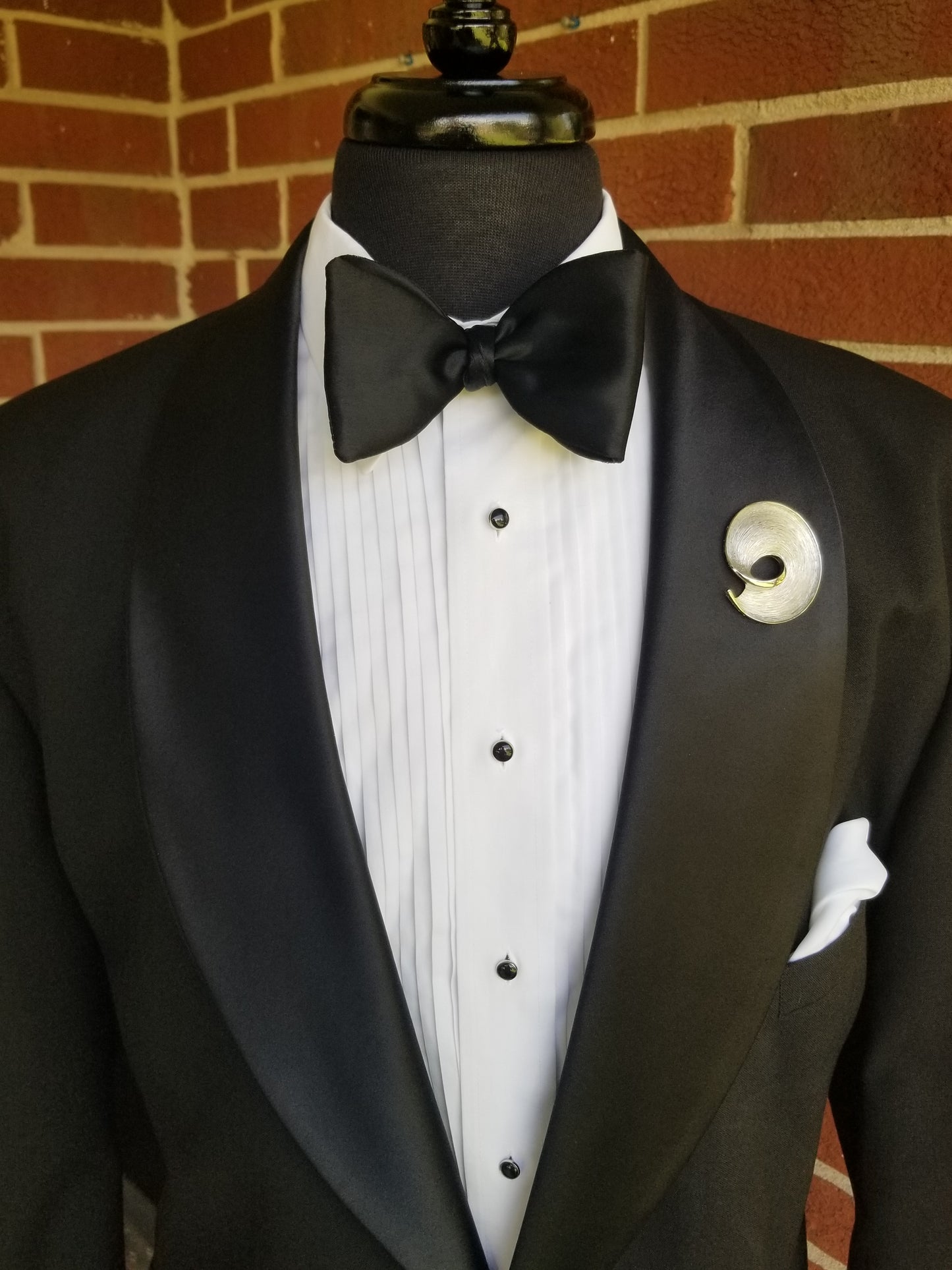 The Gala Black Self Tie