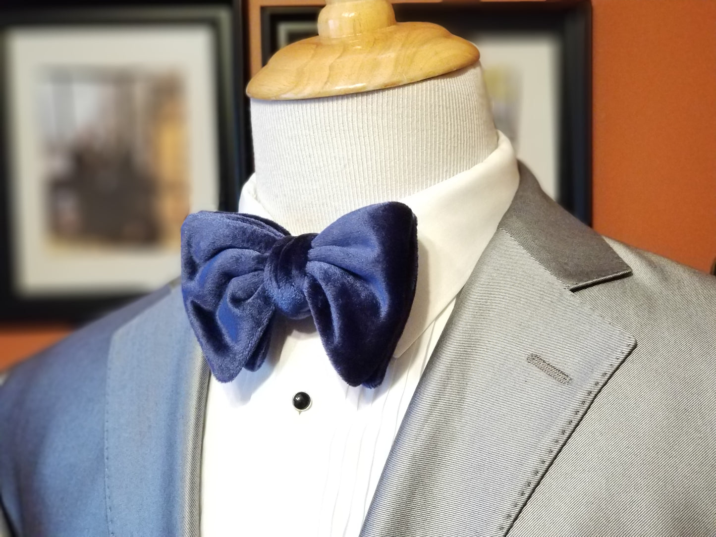 The Winston Grand Velvet Blue Butterfly