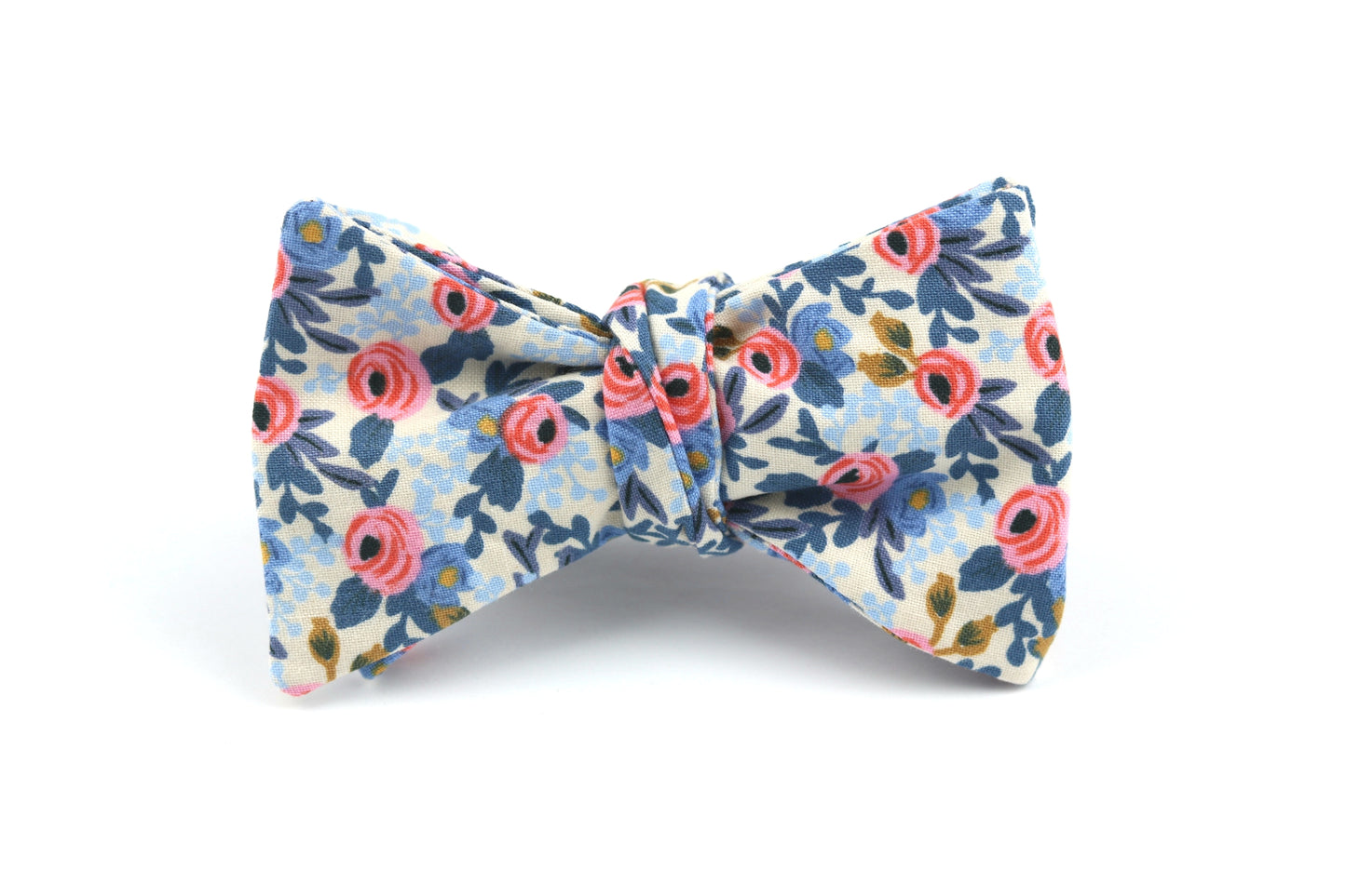 Parthenia Floral Butterfly Bow Tie