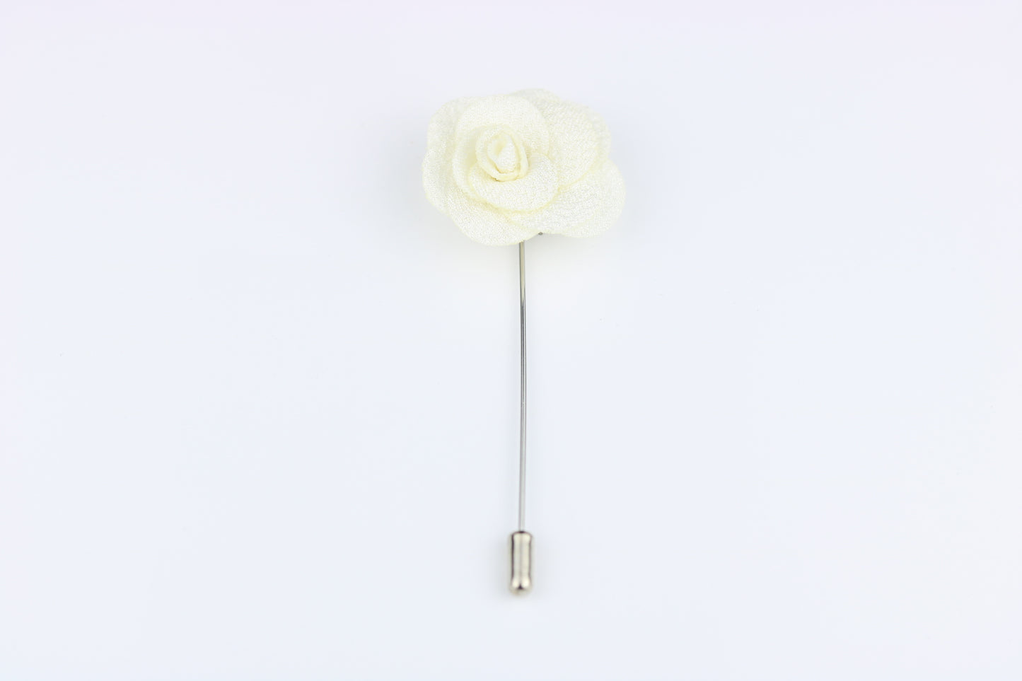 White Flower Lapel Pin