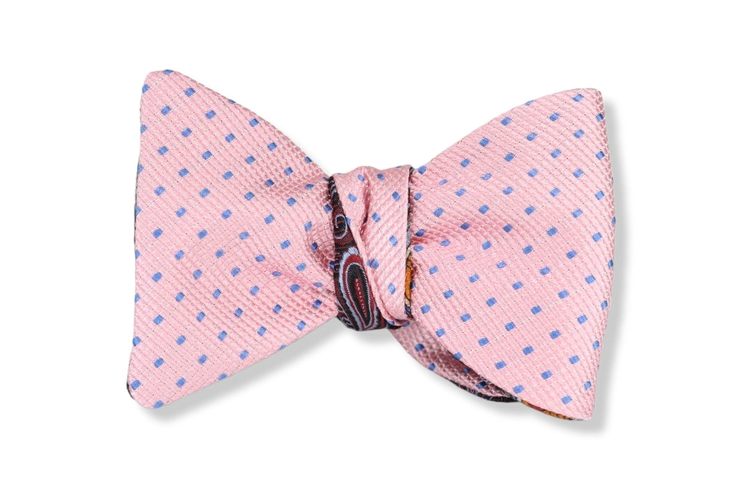 Arminta Reversible Woven Silk Butterfly Bow Tie