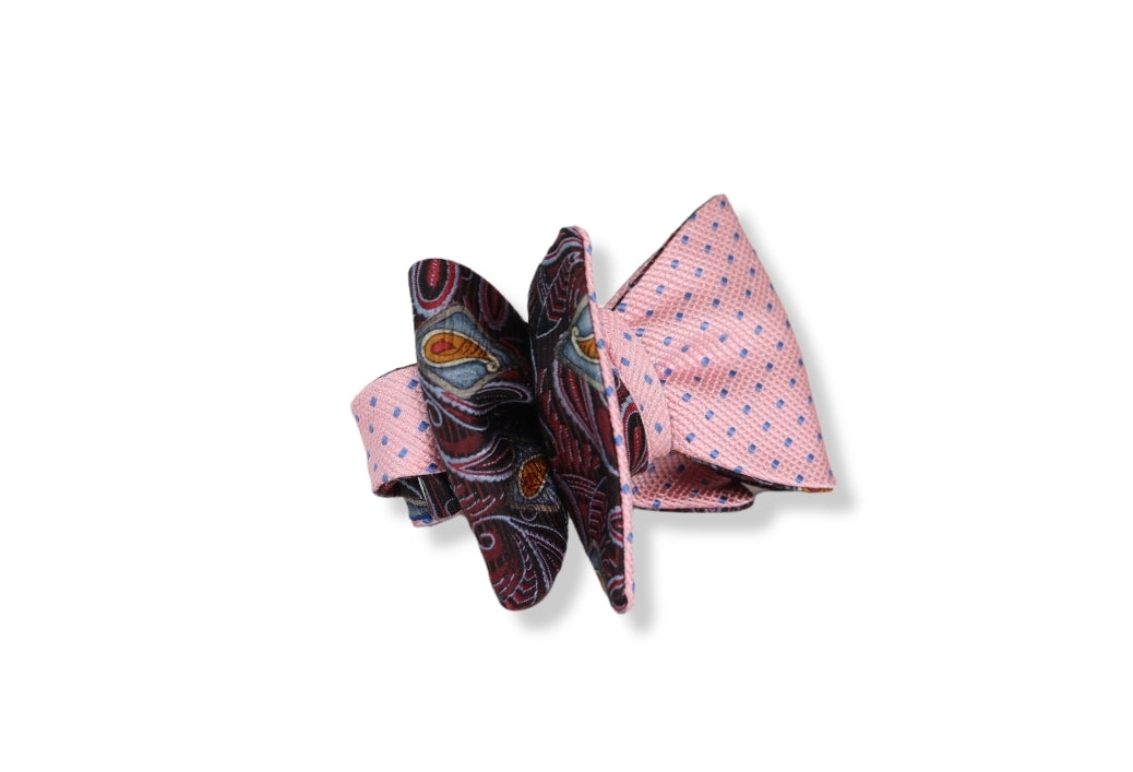 Arminta Reversible Woven Silk Butterfly Bow Tie