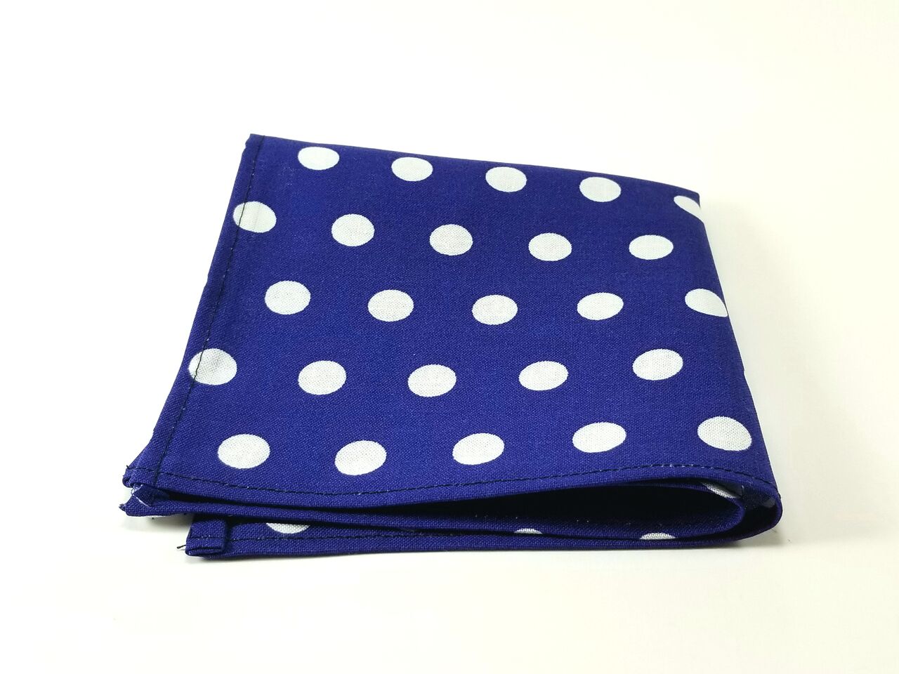 Wilshire Blue & White Polka Dot Pocket Square