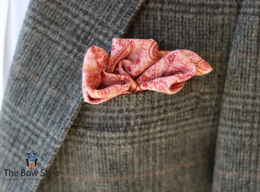 Winter's Orange Butterfly Bow Tie