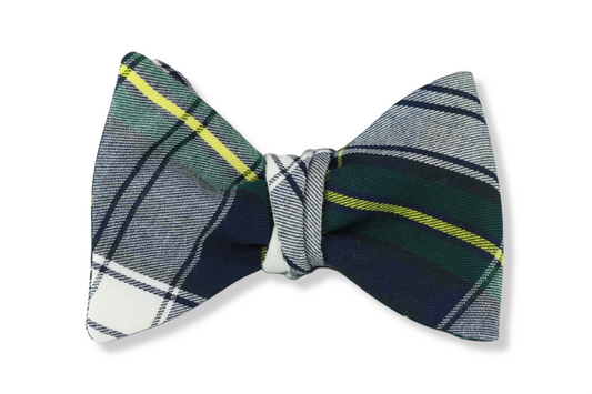 Parthenos Plaid Butterfly Bow Tie