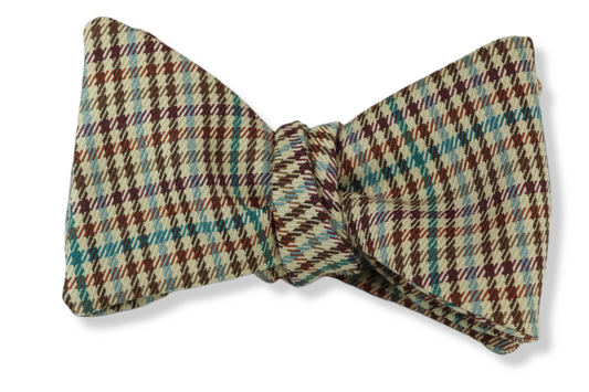Aberdeen Plaid Wool Butterfly Bow Tie
