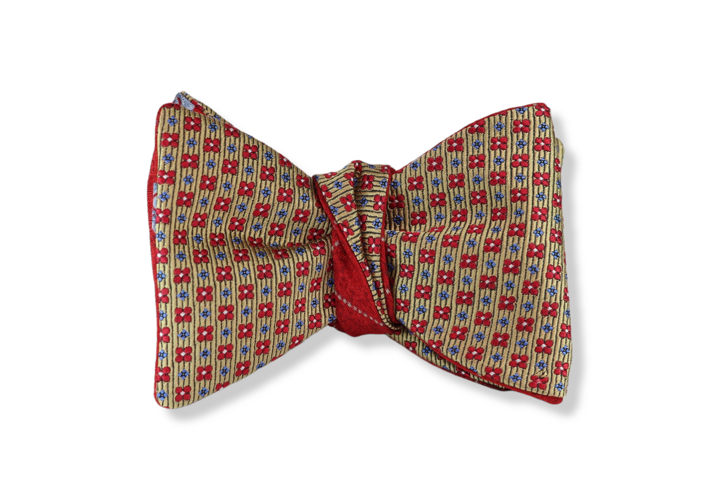 Dunmere Red Reversible Butterfly Bow Tie