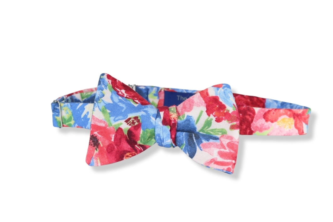 Pasadena Floral Butterfly Bow Tie