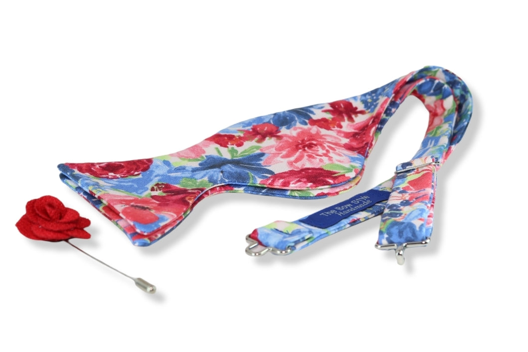 The Nathan Large Droopy Pasadena Floral Selftie Bow Tie