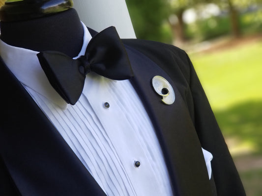 The Gala Black Self Tie