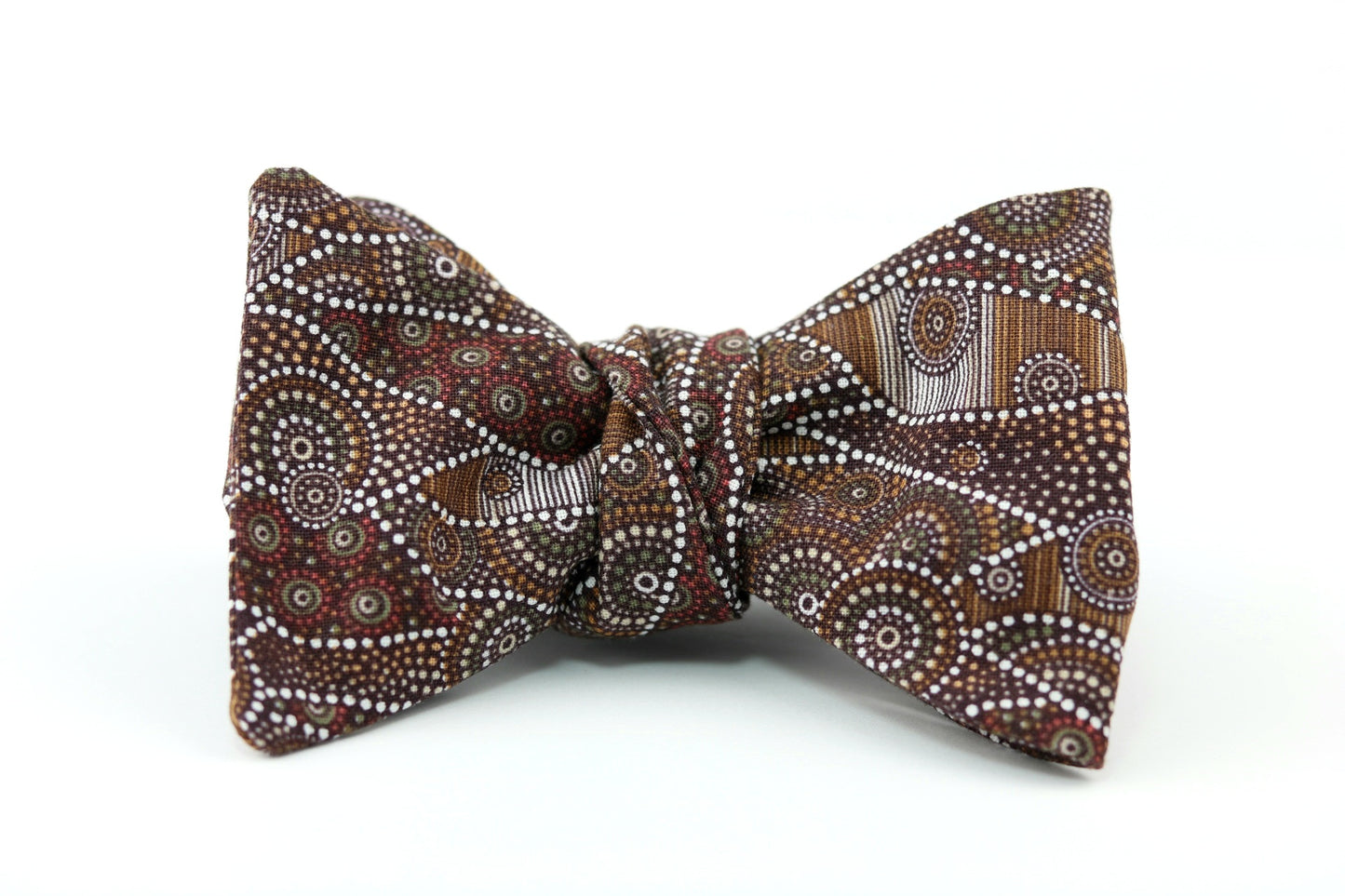 Minilik Brown Butterfly Bow Tie