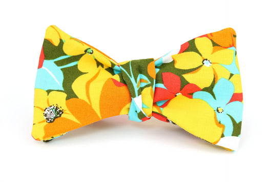 Downing Floral Butterfly Bow Tie