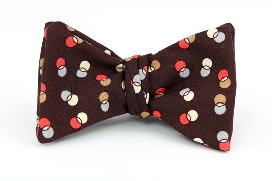 Two Circles Butterfly Bow Tie