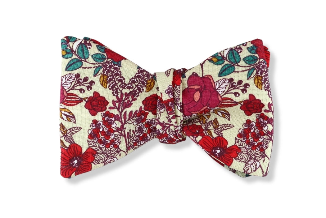 Canbury Floral Butterfly Bow Tie