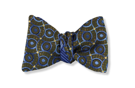 Cosena Reversible Woven Silk Butterfly Bow Tie