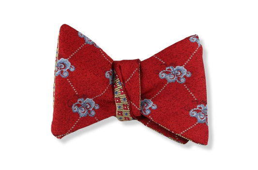 Dunmere Red Reversible Butterfly Bow Tie