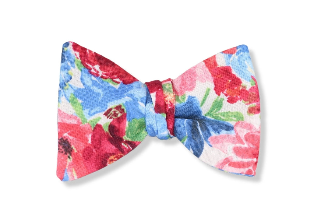 Pasadena Floral Butterfly Bow Tie
