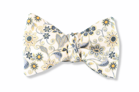 Dumunte Floral Butterfly Bow Tie