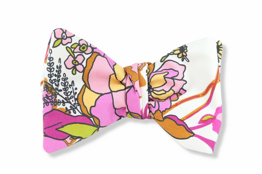 Manzana Floral Butterfly Bow Tie