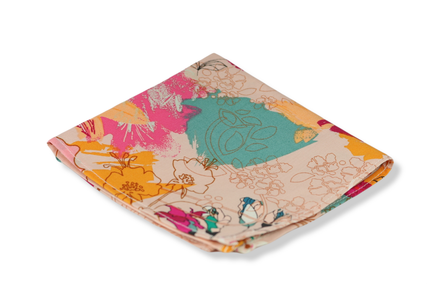 Thebes Floral Pocket Square