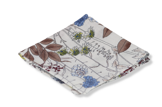 Turkessa Floral Pocket Square