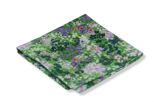 Ferndale Floral Pocket Square