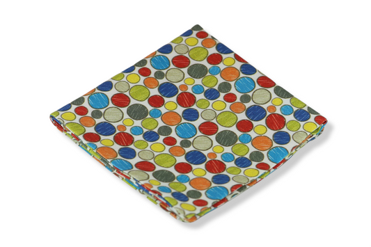 Contera Circles Pocket Square