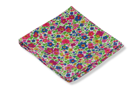Nanberry Floral Pocket Square