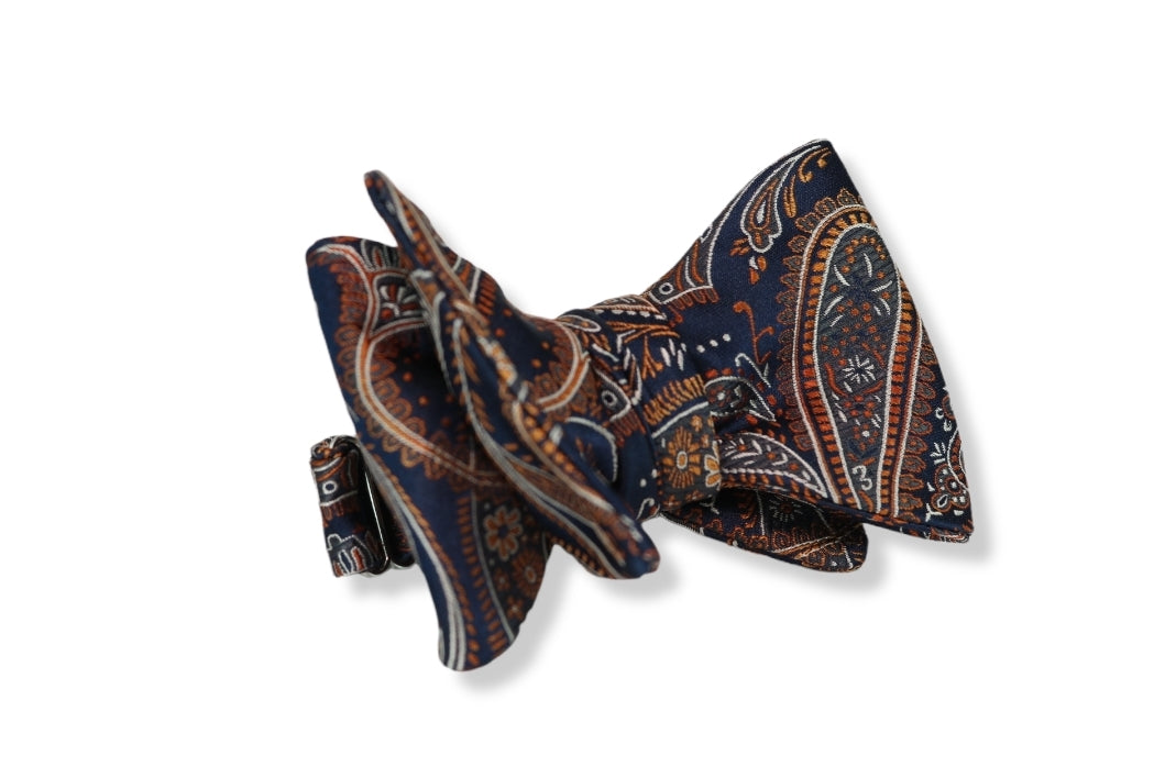 Solano Paisley Woven Silk Bow Tie