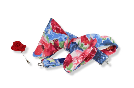The Nathan Large Droopy Pasadena Floral Selftie Bow Tie