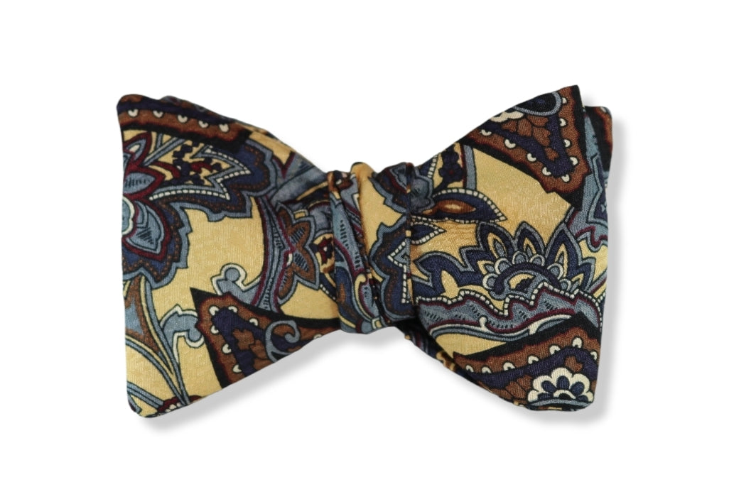 Valette Paisley Silk Bow Tie